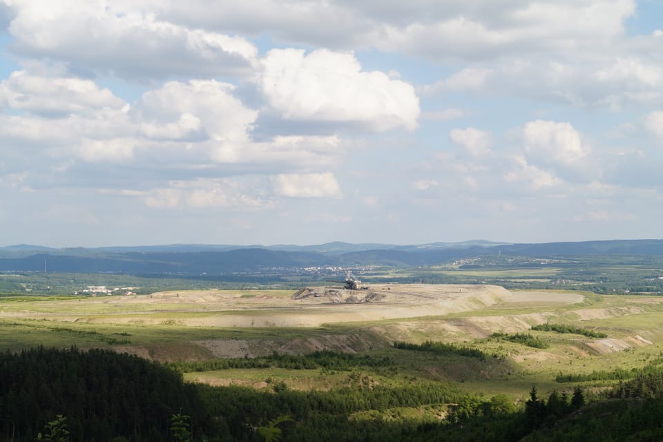 Mining landscape in the foothills of the Ore Mountains | Photo: Miloš Turek,  Radio Prague International