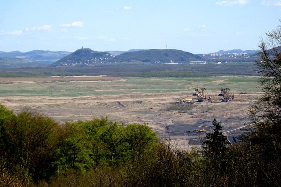Surface coal mine ČSA near Most | Photo: Denisa Tomanová, Radio Prague International Surface coal mine ČSA near Most | Photo: Denisa Tomanová, Radio Prague International