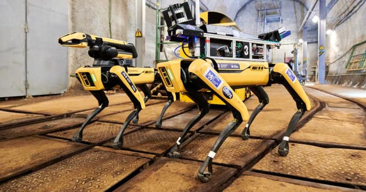 Prague’s Underground Tunnels Being Mapped By Robot Dogs 