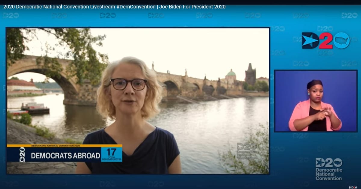 Against Charles Bridge backdrop, Democrats Abroad announce tally for Joe Biden, Bernie Sanders - Vimarsana News