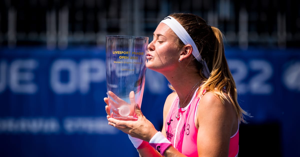 Bouzková Prague Open victory is a dream come true Radio Prague