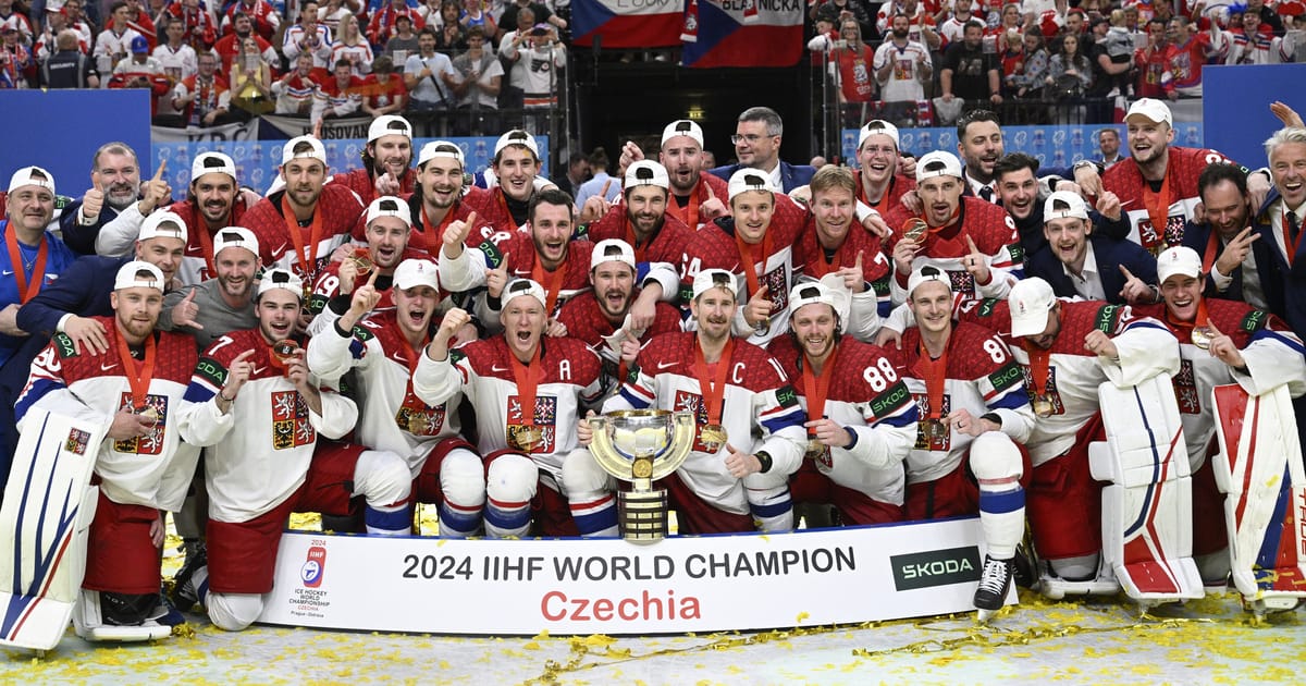 Czechia beat Switzerland to become ice hockey world champions