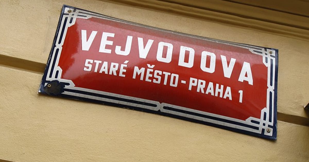 What’s in a name? Prague to explain rich history behind street signs ...