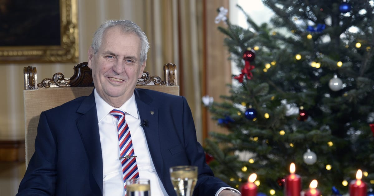President Zeman rules out early elections in Christmas message to nation