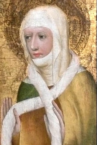 Ludmila, the first Czech saint, grandmother of Wenceslas, martyred