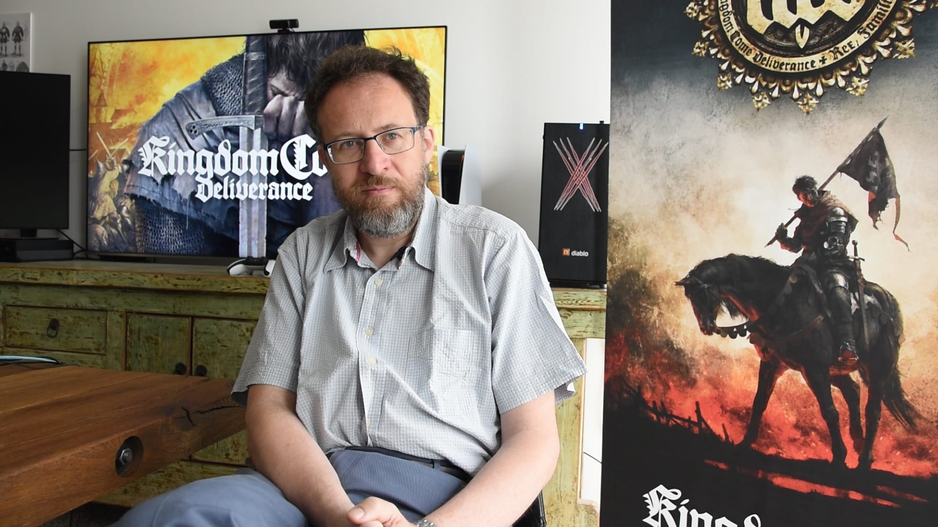 ภาพถ่าย Martin Klíma ผู้บริหาร Warhorse Studios