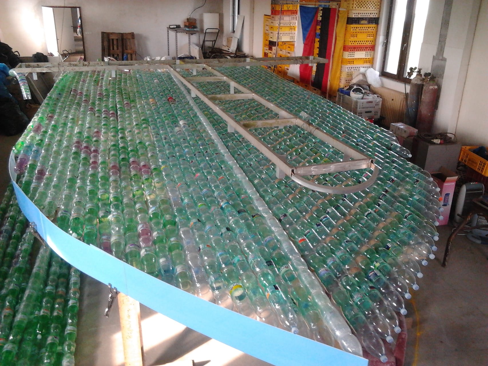 Recycling Raft How To Make A Raft Using Plastic Bottles