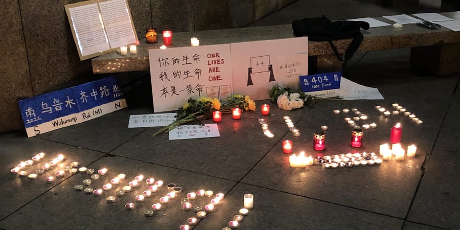 Candle-lit vigil on Prague's Národní třída held in support of China's "zero Covid" policy protests - Vimarsana News